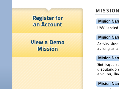 Main Action: Register buttons