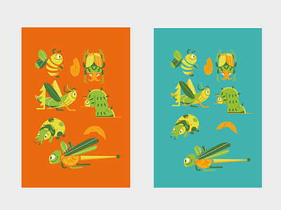 Bugs poster, Wich background  color you like the most?