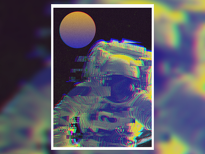 Astronaut Poster astro astronaut astronomy graphic design photoshop poster print space