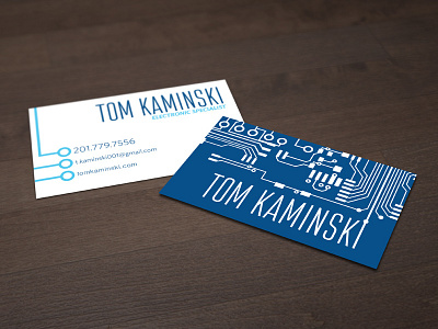 Tom Kaminski Business Card business card identity