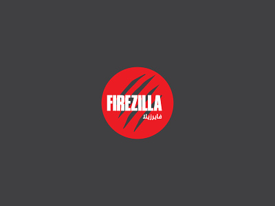 firezilla logo fastfood logodesign restaurant