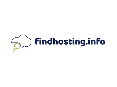 findhosting.info logo affiliate hosting logo logo design technology webhosting