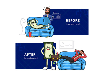 What is investment ? comic design illustration vector