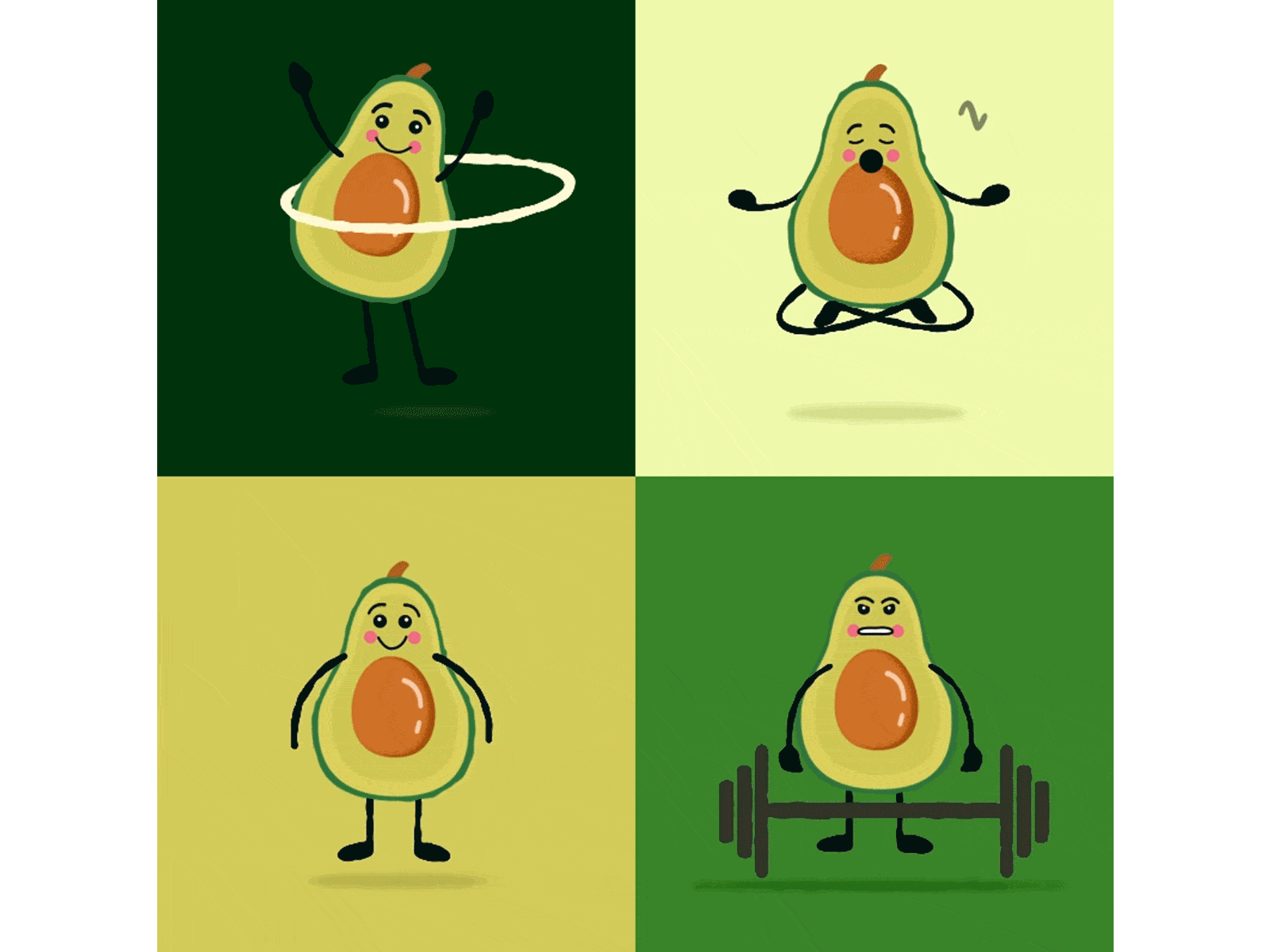 Avo-can-doo aftereffects animation design illustration vector