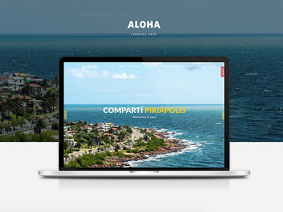 Aloha | Landing Page aloha bootstrap html5 landing page ui ux uruguay web design