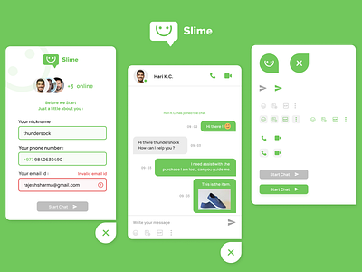 Slime chatbot design icon nepal ui ui design ux widget