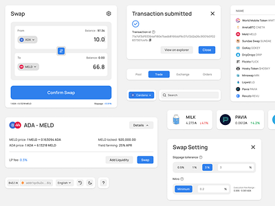 Dex components