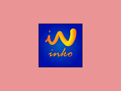 Inko illustration logo practise