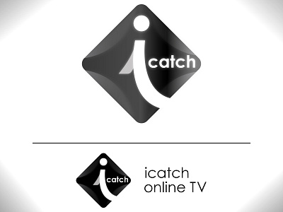 icatch online tv channel illustrator lettering logo nepal