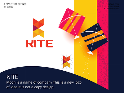 Kite Logo Design App Icon