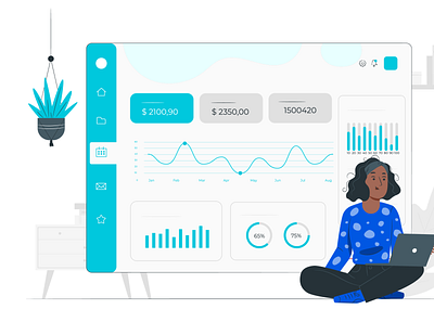 Dashboard illustration 01 branding creative design creativity dashboard dashboard design dashboard ui designer flat freelance illustrator graphic design illustration illustrator ui uidesign vector