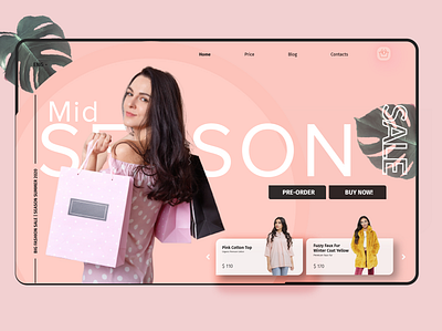 fashion web UI branding creative design design designer fashion fashion design graphic design sale ui uidesign webui