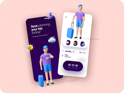 Travel Mobile App Design