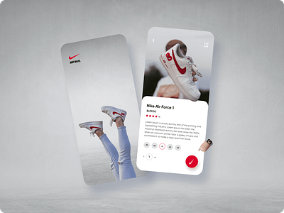 Nike Mobile App Design
