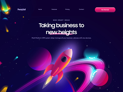 Business Grow Landing Page branding business business landing page creative landing page digital agency grow business growth illustration landing landing page minimal minimal landing page modern design product design trendy design typography uidesign web web app website