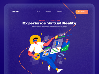 Experience VR Landing Page
