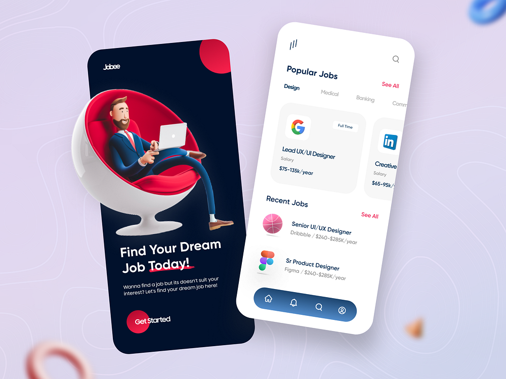 Browse thousands of Job App images for design inspiration | Dribbble