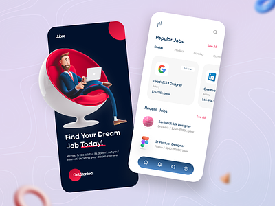 Find a Job App Design