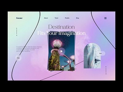 Gradient Website Design