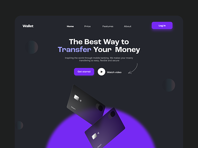 Money transfer / Online Payment Landing page