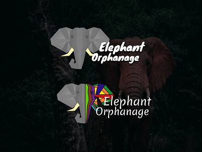 Elephant Orphanage Logo Design Idea