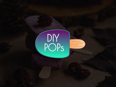 Logo Design for DIY icePOPs adobe xd aesthetic brand design branding diy front end icepops illustration inspiration logo vector