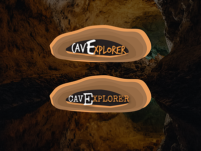Logo Design for Cave Explorer adobe xd aesthetic brand design branding cave explorer front end idea illustration inspiration logo vector