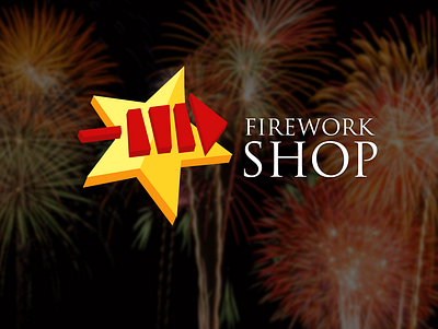 Logo Design for The Firework Shop adobe xd brand design front end illustration inspiration logo typography ui ux vector
