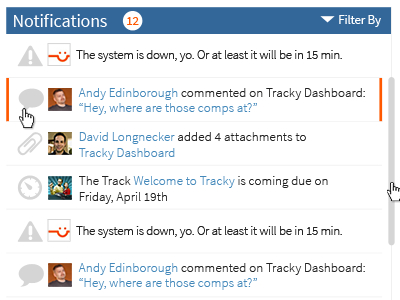 Tracky Notifications part 2
