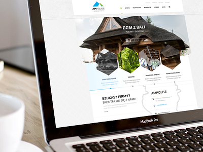 AMHOUSE - home page amhouse blue clean cms green house html5 icherry jquery web site white wordpress