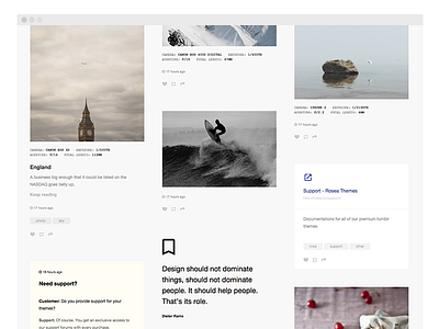 D.S.G.N Tumblr Theme grid minimal portfolio premium simple theme tumblr ui