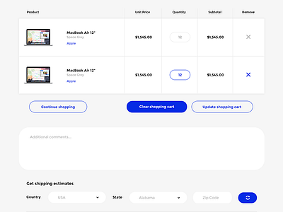 Shopping Cart - Shopify commerce form minimal shopify simple store textarea ui ux web