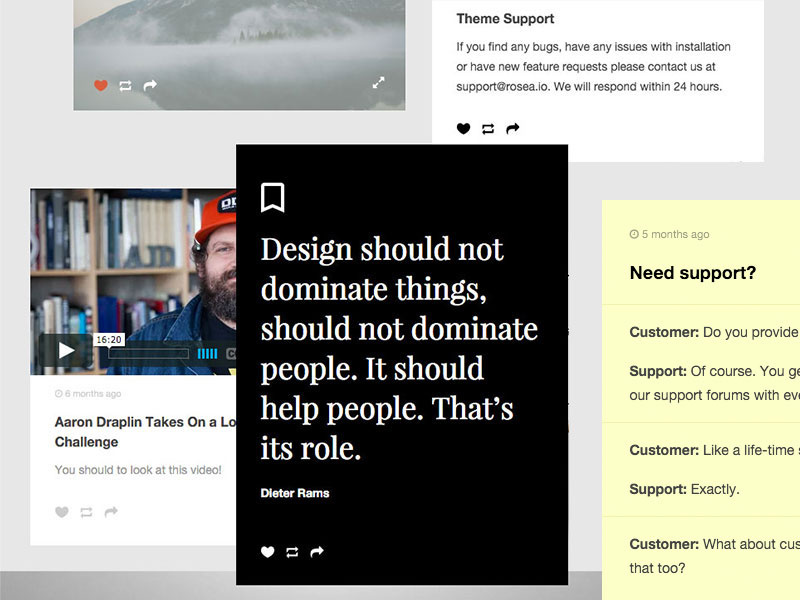 Lure UI - Tumblr Theme by Marcin Czaja on Dribbble