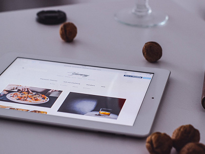 Yummy Theme for Tumblr apple design desk ipad minimial setup theme tumblr theme ui ux web