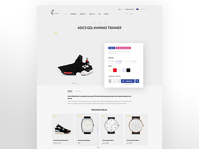Product cart - Shopify Theme