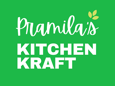 Check Pramila's Kitchen Kraft brand guideline brand identity branding design icon minimal social media kit typography vector