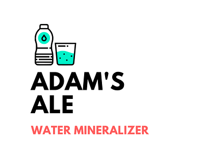 Adam's Ale - Logo app branding designs icon illustration logo logodesign ui vector