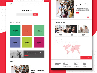 Career Page Redesign for Wipro dailyui design product design responsive website design uidesign uiuxdesign web webdesign wipro
