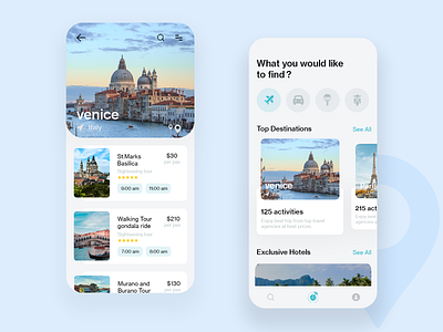 Travel App for booking unique experience