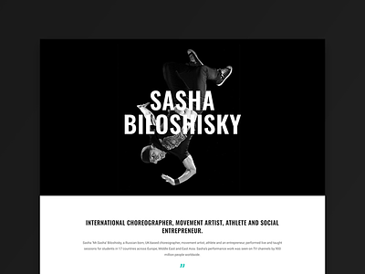 Sasha Biloshisky Website blog brand branding design flat identity lettering logo sports typography ui ux vector web website