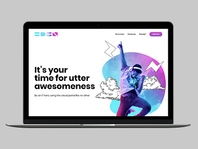 EDEN Brand brand design homepage logo ui visual identity