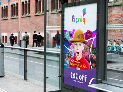Picniq Ad Banner advertising brand