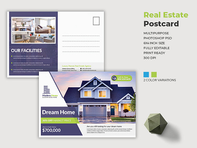 Real Estate Postcard advertisement agency business commercial direct mail flyer greenhouse home leaflet mortgage open house postcard postcard design real estate real estate agency real estate branding real estate logo realtor sell