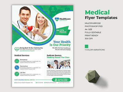 Medical flyer advert advertisement clinic flyer dentists doctor flyer health healthcare hospital hospitality medical medicine nurse patient professional treatment