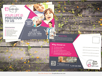 Dental postcard templates advert advertisement business commercial dental dental care dental clinic dental logo dentist dentistry doctor extraction flyer health medical medicine mouth patient postcard teeth