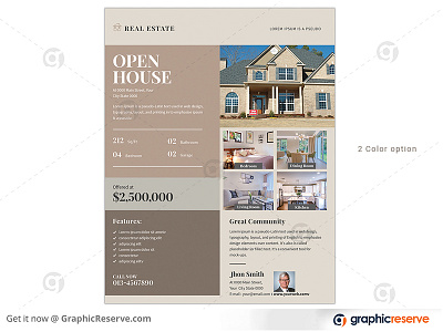 Real estate flyer