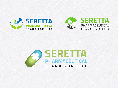 Seretta Pharmaceutical logo logo design logos