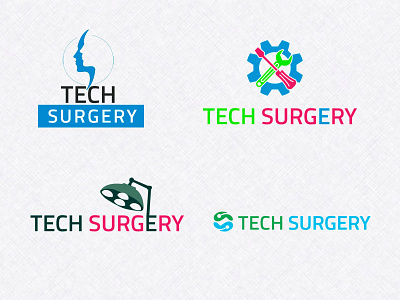 Tech Surgery design logo logo design logos ui