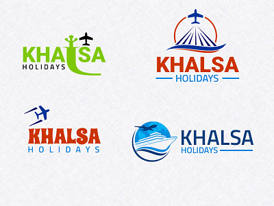Khalsa Holidays design logo logo design logos ui