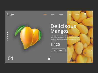 Delicious Mangos branding design ui ux web website design